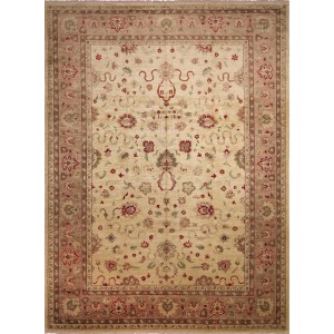 Darby Home Co One-of-a-Kind Leann Hand-Knotted Ivory Premium Wool Area Rug DABY3816